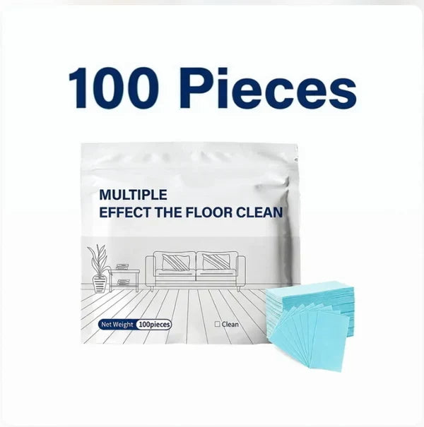 100 Piece Floor Cleaning Tablets Multi-Surface Cleaner for Hardwood Laminate Tile & RV Walls Antibacterial Deodorization Maintenance