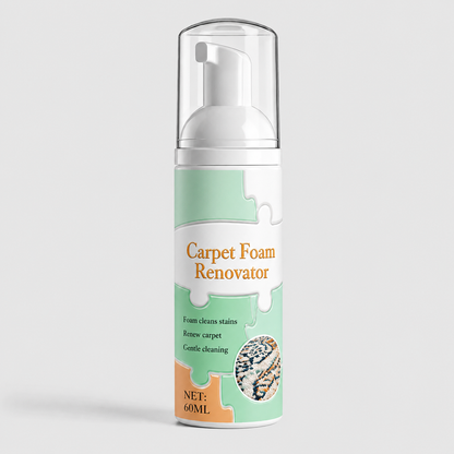 Waterless Carpet Foam Stain Remover with Towel