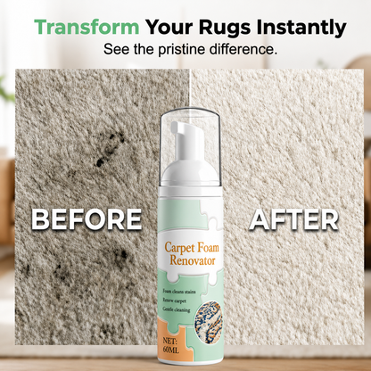 Waterless Carpet Foam Stain Remover with Towel